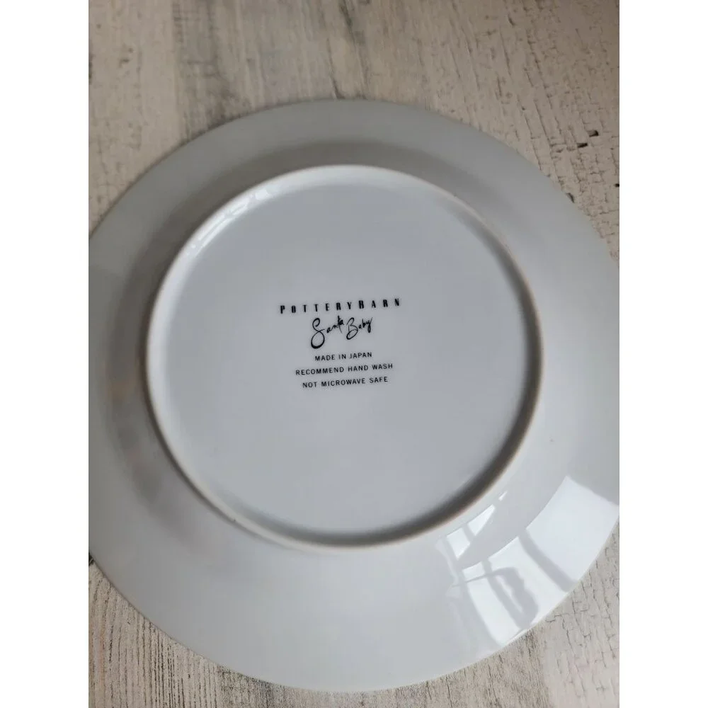 Pottery Barn‎ Santa Baby I want a yacht and really that's not a lot plate